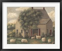 Sheep and House Fine Art Print