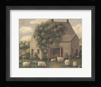 Sheep and House Fine Art Print