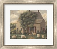 Sheep and House Fine Art Print