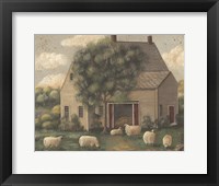 Sheep and House Fine Art Print