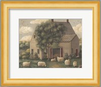 Sheep and House Fine Art Print