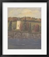Lighthouse in Autumn Fine Art Print