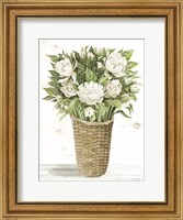 Peony Basket Fine Art Print