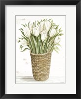 Tulip Basket Framed Print