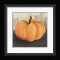 Orange Rustic Pumpkin Framed Print