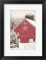Red Star Barn Fine Art Print