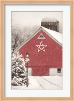 Red Star Barn Fine Art Print