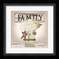 Hydrangea in Jar Framed Print