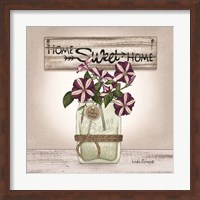 Petunias in Jar Fine Art Print