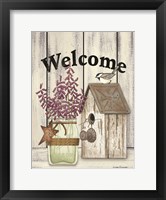 Welcome Flowers in Jar Fine Art Print