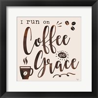 Coffee and Grace Framed Print