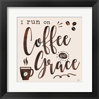 Coffee and Grace Framed Print