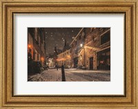 Nighttime City Street 3 Fine Art Print
