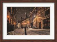 Nighttime City Street 3 Fine Art Print