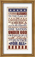 Pledge of Allegiance Fine Art Print