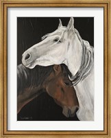 Horse Hug Fine Art Print