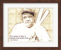 Babe Ruth Sketch Fine Art Print