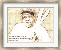 Babe Ruth Sketch Fine Art Print