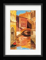 Morning on the Canal I Fine Art Print