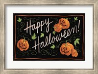 Happy Halloween Jack O Lanterns Fine Art Print