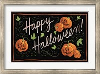 Happy Halloween Jack O Lanterns Fine Art Print