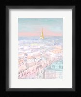 Pastel Paris VI Framed Print