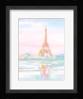 Pastel Paris V Framed Print