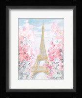 Pastel Paris III Framed Print