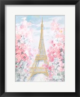 Pastel Paris III Framed Print