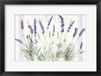 Floursack Lavender V Framed Print