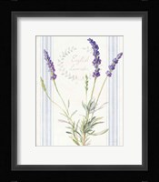 Floursack Lavender IV Framed Print
