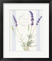 Floursack Lavender IV Framed Print