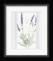 Floursack Lavender I Framed Print