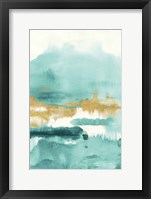 Blue Saffron II Framed Print