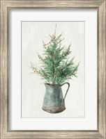 White and Bright Christmas Tree II Fine Art Print