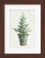 White and Bright Christmas Tree I Fine Art Print