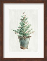 White and Bright Christmas Tree I Fine Art Print