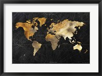 Dramatic World Map Fine Art Print