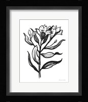 Ink Flower I Framed Print