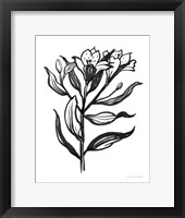 Ink Flower I Framed Print