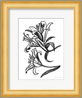 Ink Lilies II Fine Art Print