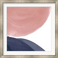 Pools of Navy Pink II Fine Art Print