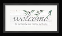 Welcome To Our Family Fine Art Print