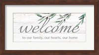 Welcome To Our Family Fine Art Print