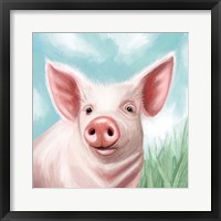 Farmhouse Pig Fine Art Print