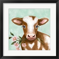 Farmhouse Cow II Framed Print