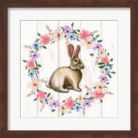 Bunny Wreath Fine Art Print