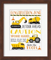 Construction Zone Fine Art Print