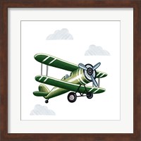 Green Plane Fine Art Print