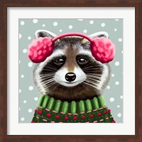 Cute Raccoon Fine Art Print